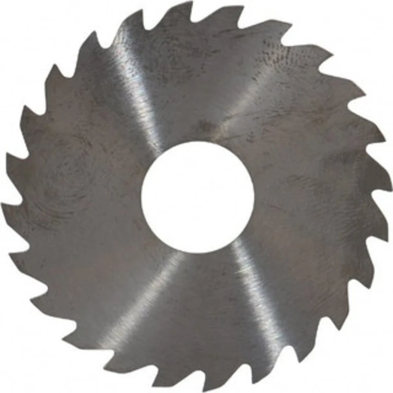 RobbJack 1-3/4 x 0.04, 1/2 Arbor, 24-Tooth Solid Carbide Slitting & Slotting Saw Uncoated, RH Cut, Straight Teeth, Co...